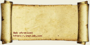 Isidor Jočanin vizit kartica